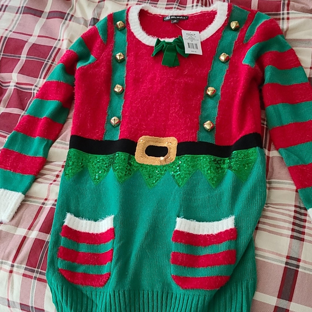 Elf Sweater Dress
